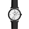 Ρολόι VISETTI Mar-Bling Black Leather Strap ZE-911-BW - ZE-911BW