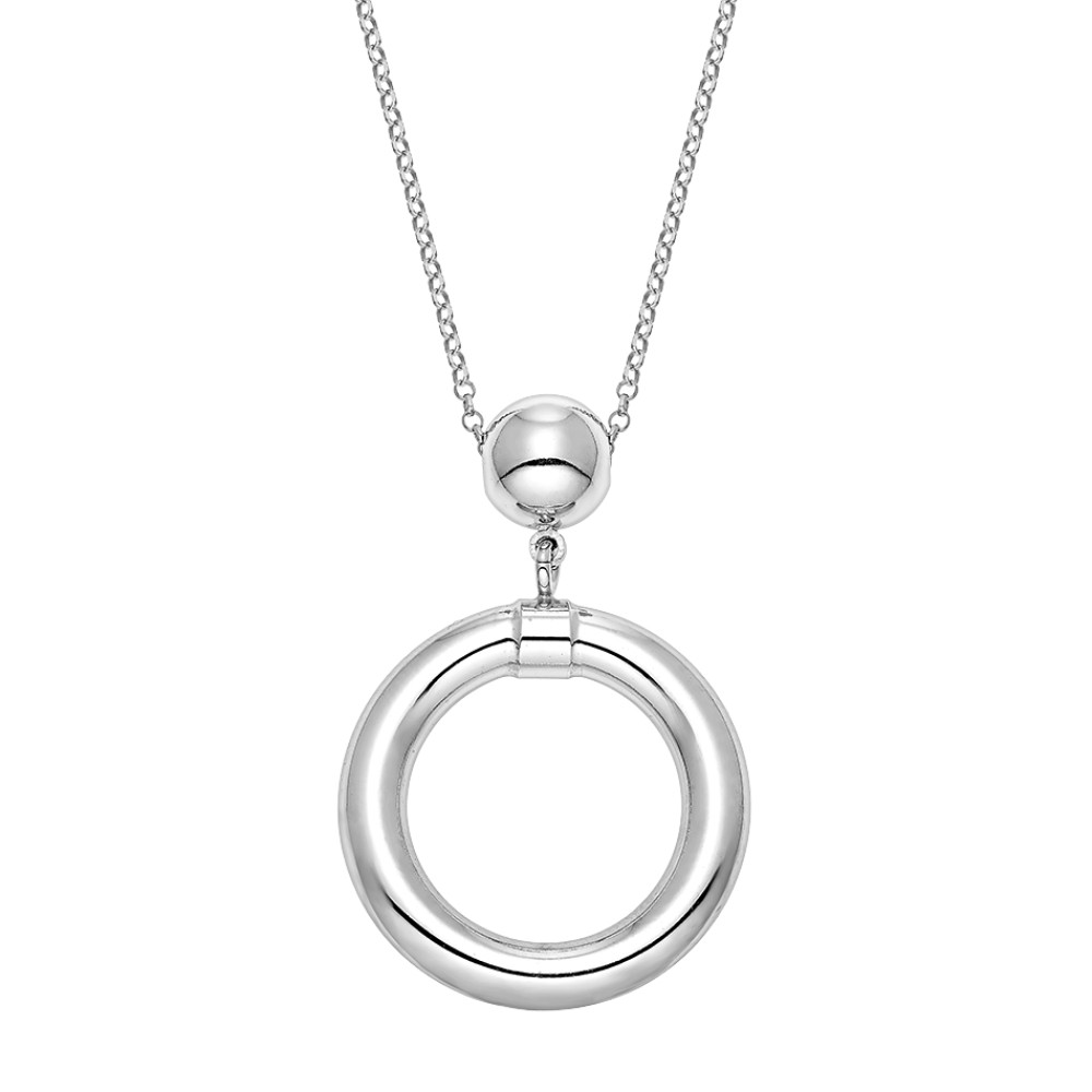 Κολιέ VOGUE από Ασήμι 925, με κύκλο - 20171532403