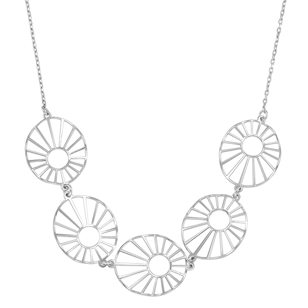 Κολιέ VOGUE από Ασήμι 925, με σχέδια - 20179532413