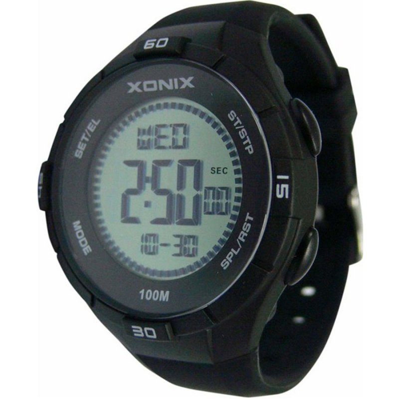 Ρολόι XONIX Black Rubber Strap - DAK-006